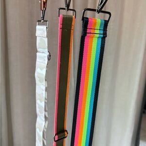 Interchangeable adjustable nylon bag straps